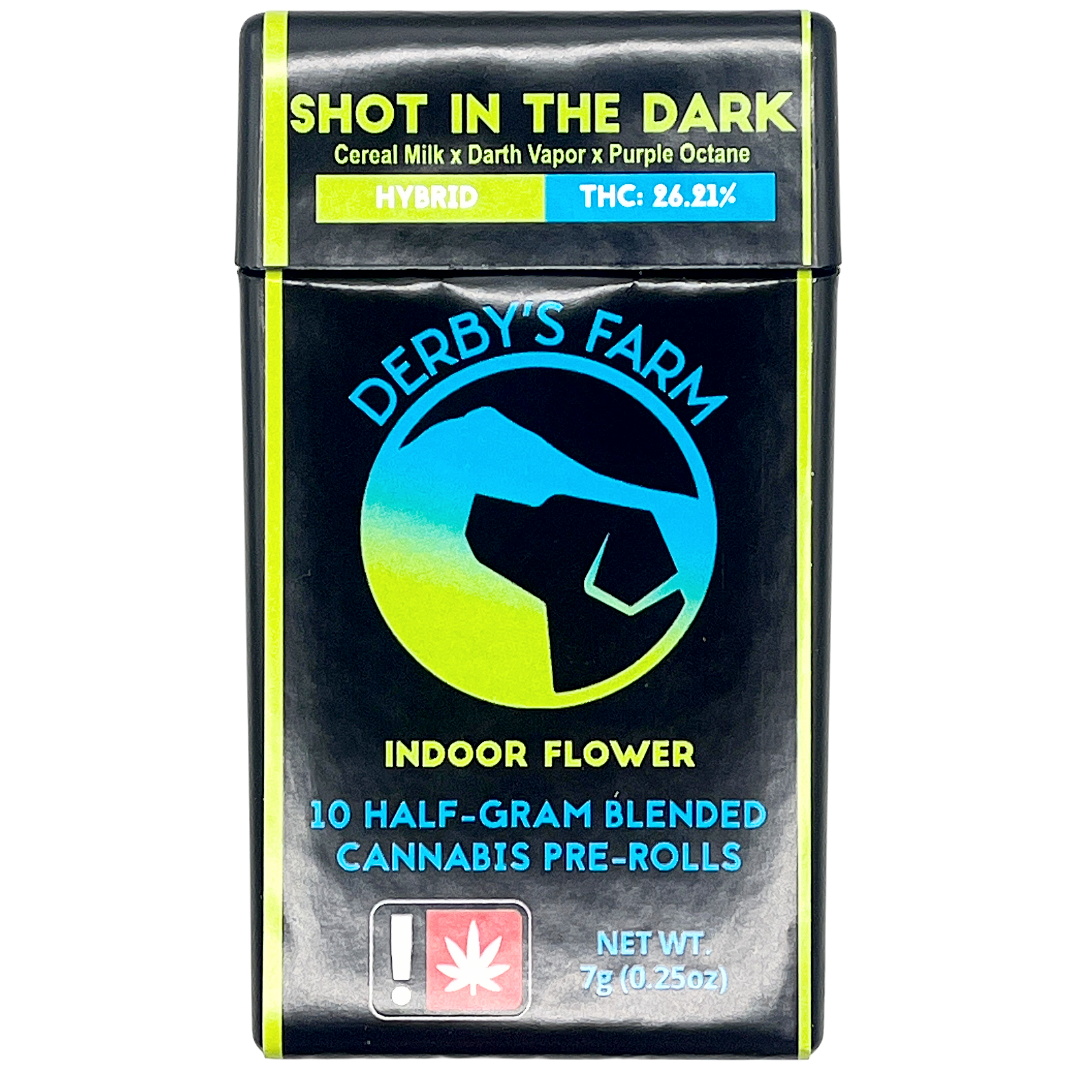 Photograph of product: Derby's- Shot In The Dark (.5G) 10PK (H)