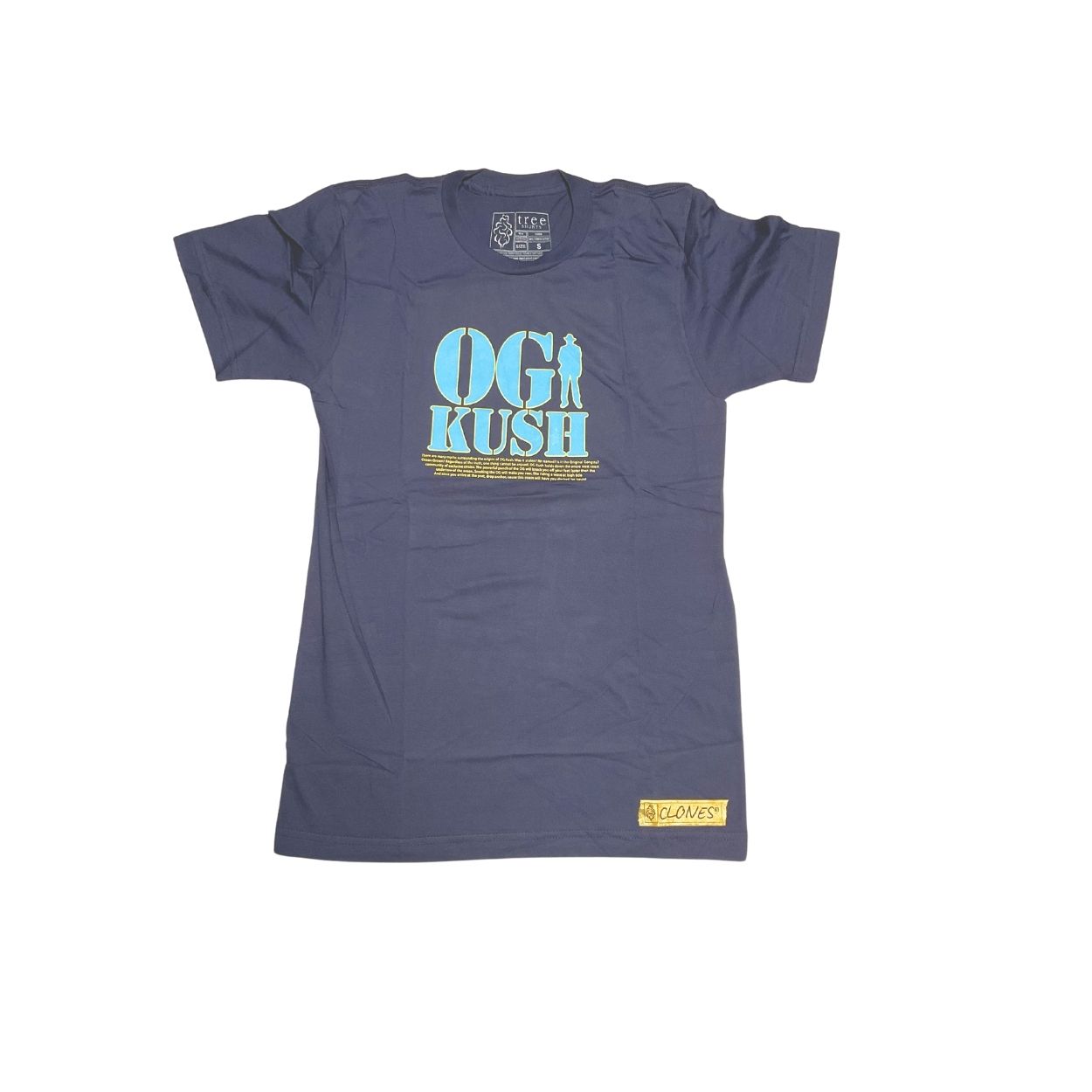 Photograph of product: Tree Shurts OG Kush T-Shirt - Navy (S)