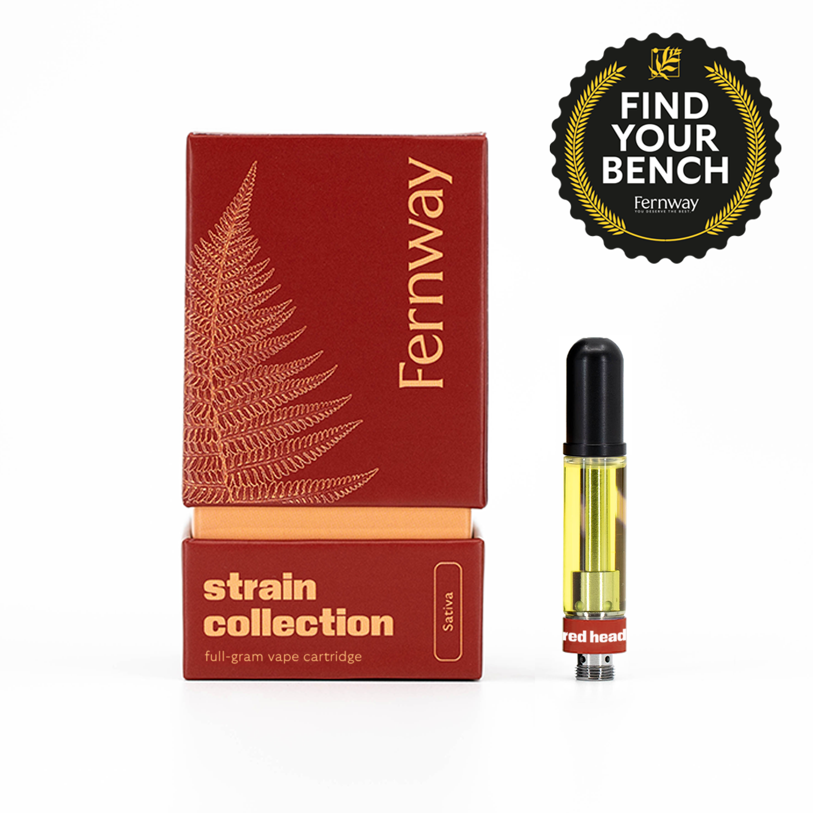 Photograph of product: Red Headed Stranger | Cartridge | 1.0g | by Fernway