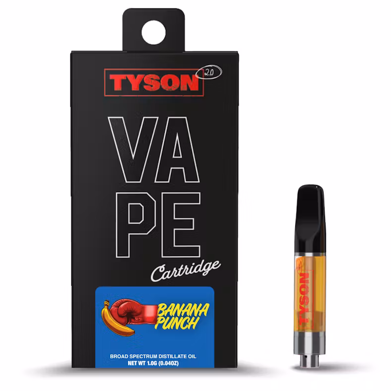 Photograph of product: TYSON 2.0 BANANA PUNCH CART 1G