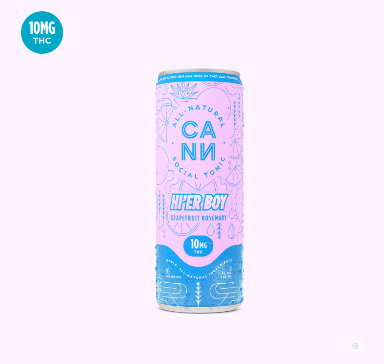 Photograph of product: Grapefruit Rosemary - 10MG THC 12OZ Hi-er Boy