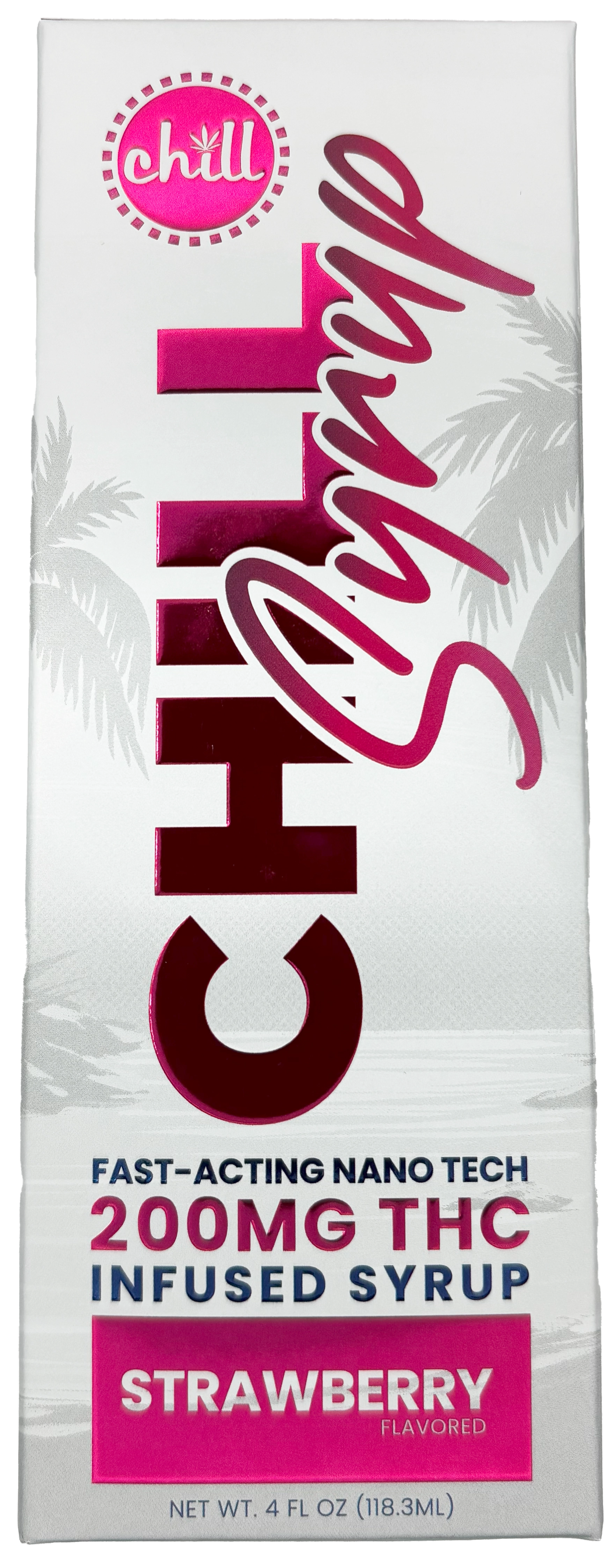 Photograph of product: Chill Medicated | Strawberry | Syrup Tincture | 200mg TH-oui