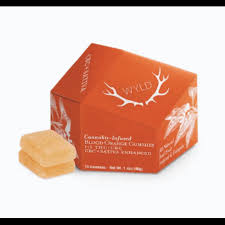 Photograph of product: Blood Orange 1:1 [10mg CBC : 10mg THC] "Sativa" Gummies || Wyld