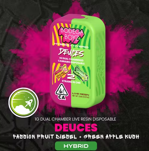 Photograph of product: PASSION FRUIT DIESEL X GREEN APPLE KUSH [3-IN-1 ALL IN ONE] 1G