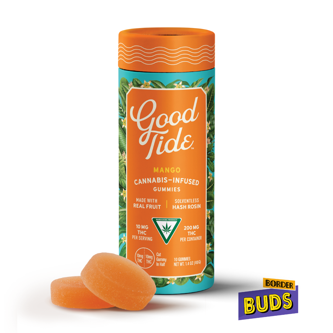Photograph of product: Mango | Good Tide | 200mg | Gummies