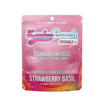 Photograph of product: Kushy Punch | 200mg Live Resin Gummies | Lemonade