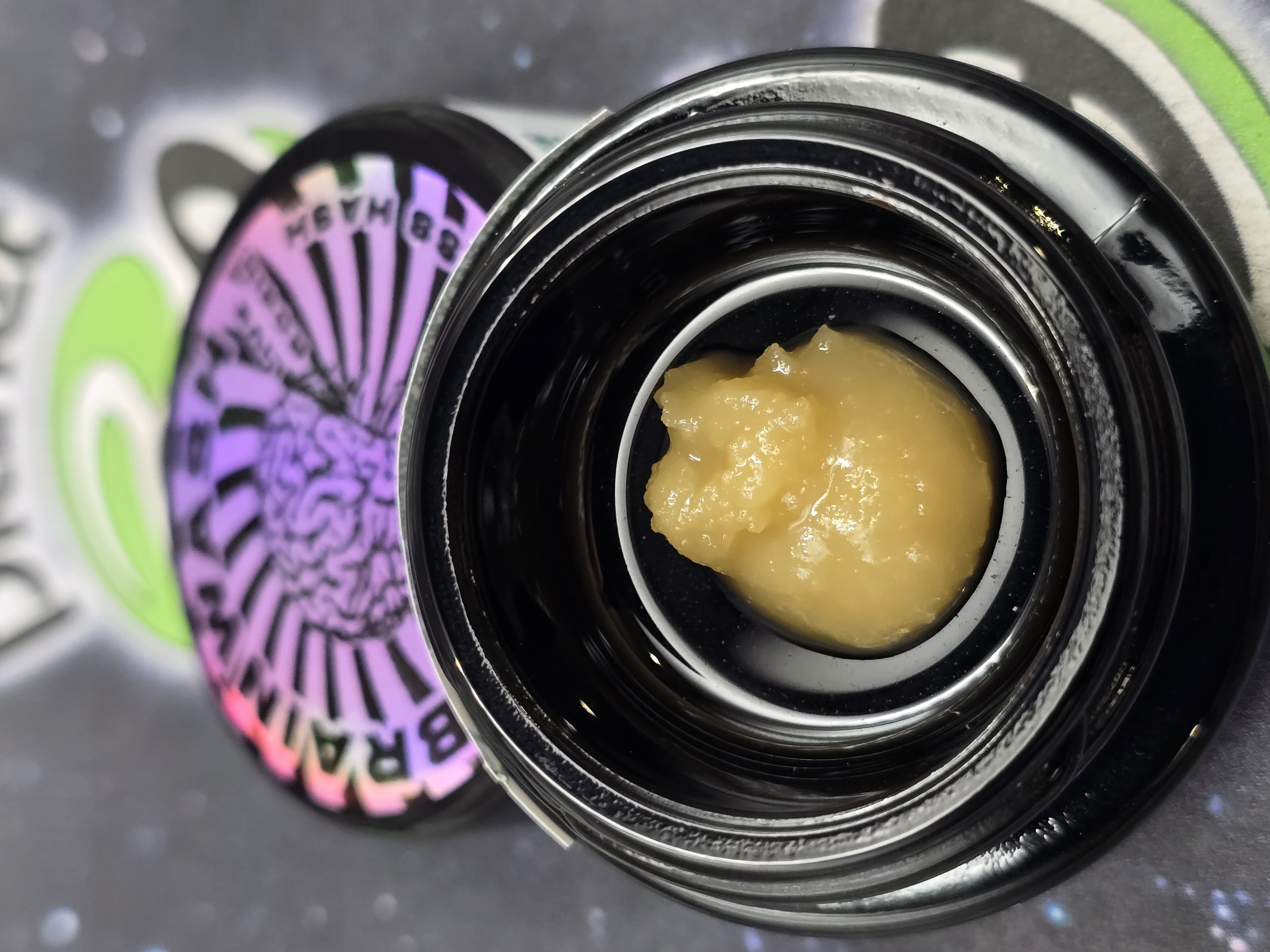 Photograph of product: Brainwash | Motorbreath | 1g Live Rosin (Mislabeled as we only carry 1g)