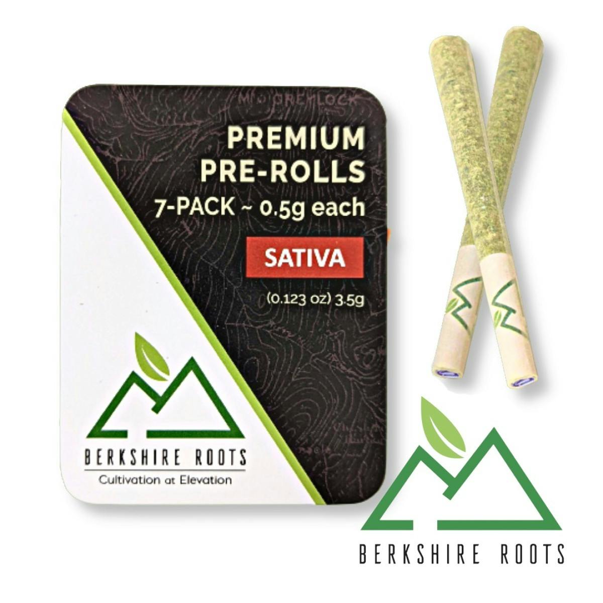 Photograph of product: Orange Chemeleon (S) 3.5g Pre-Rolls 0.5g 7pk- Berkshire Roots