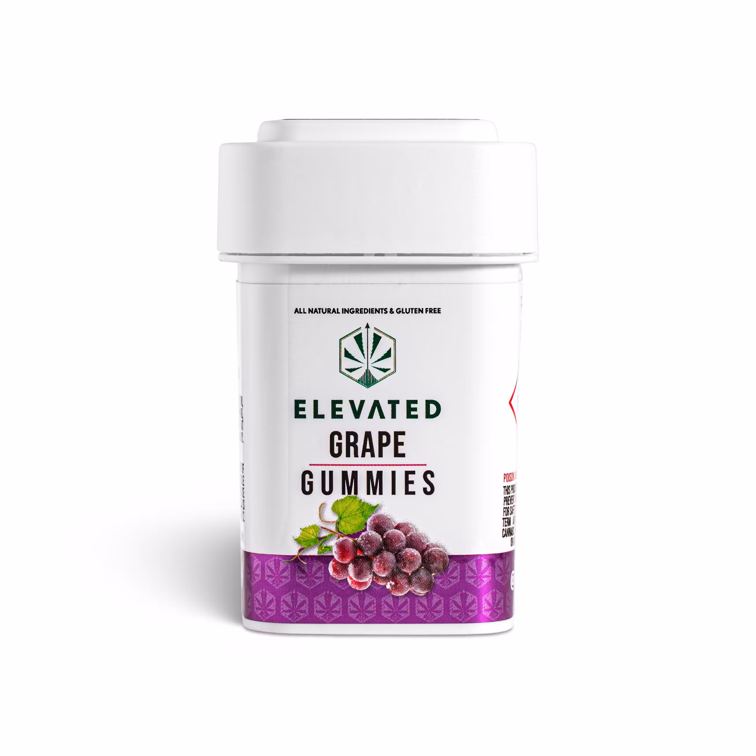 Photograph of product: Grape Entourage Gummies - 1:1:1:1 TH-oui:CBD:CBN:CBG