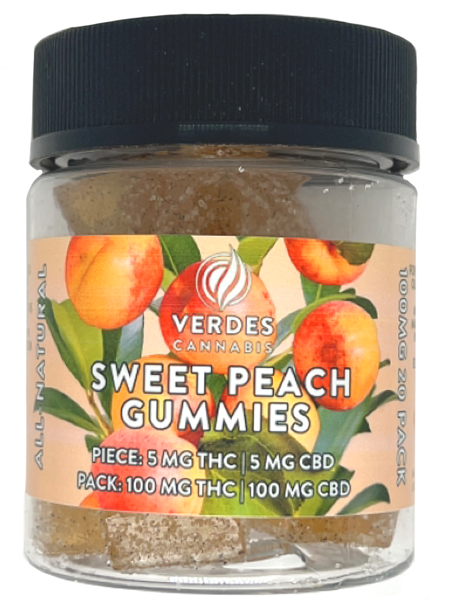 Photograph of product: Sweet Peach Gummies - CBD 1:1 (5MG)