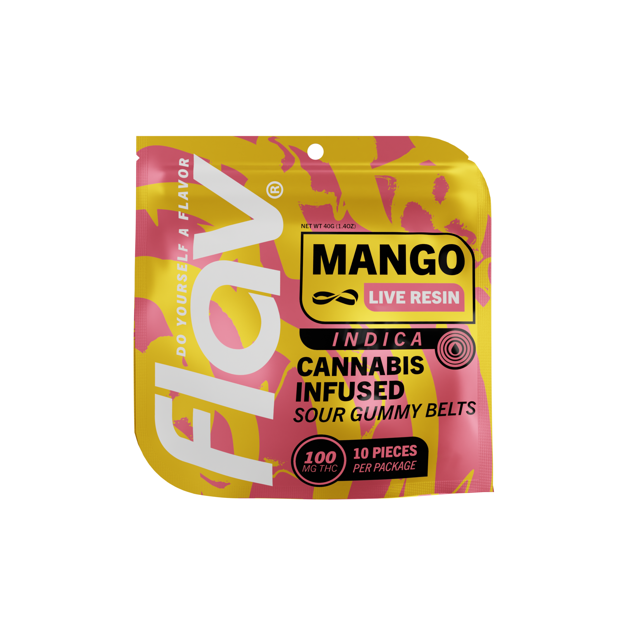 Photograph of product: Mango Belts 10-pack | 100mg