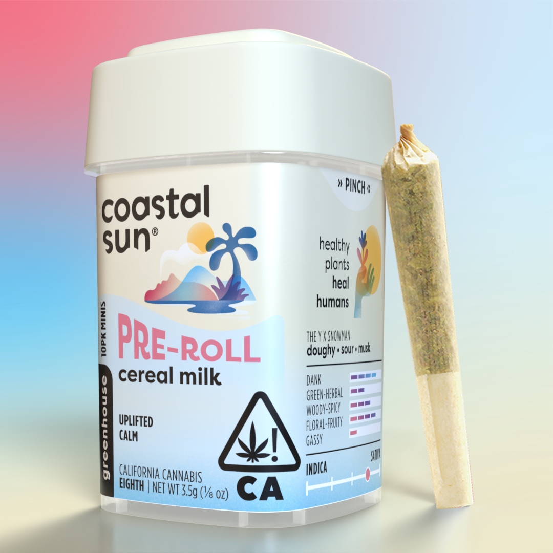 Photograph of product: Coastal Sun | Preroll 10Pk (.35) | Cereal Milk