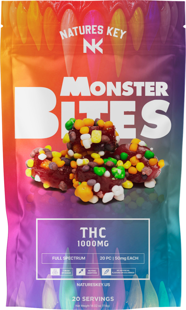 Photograph of product: GUMMIES NK MONSTER BITES