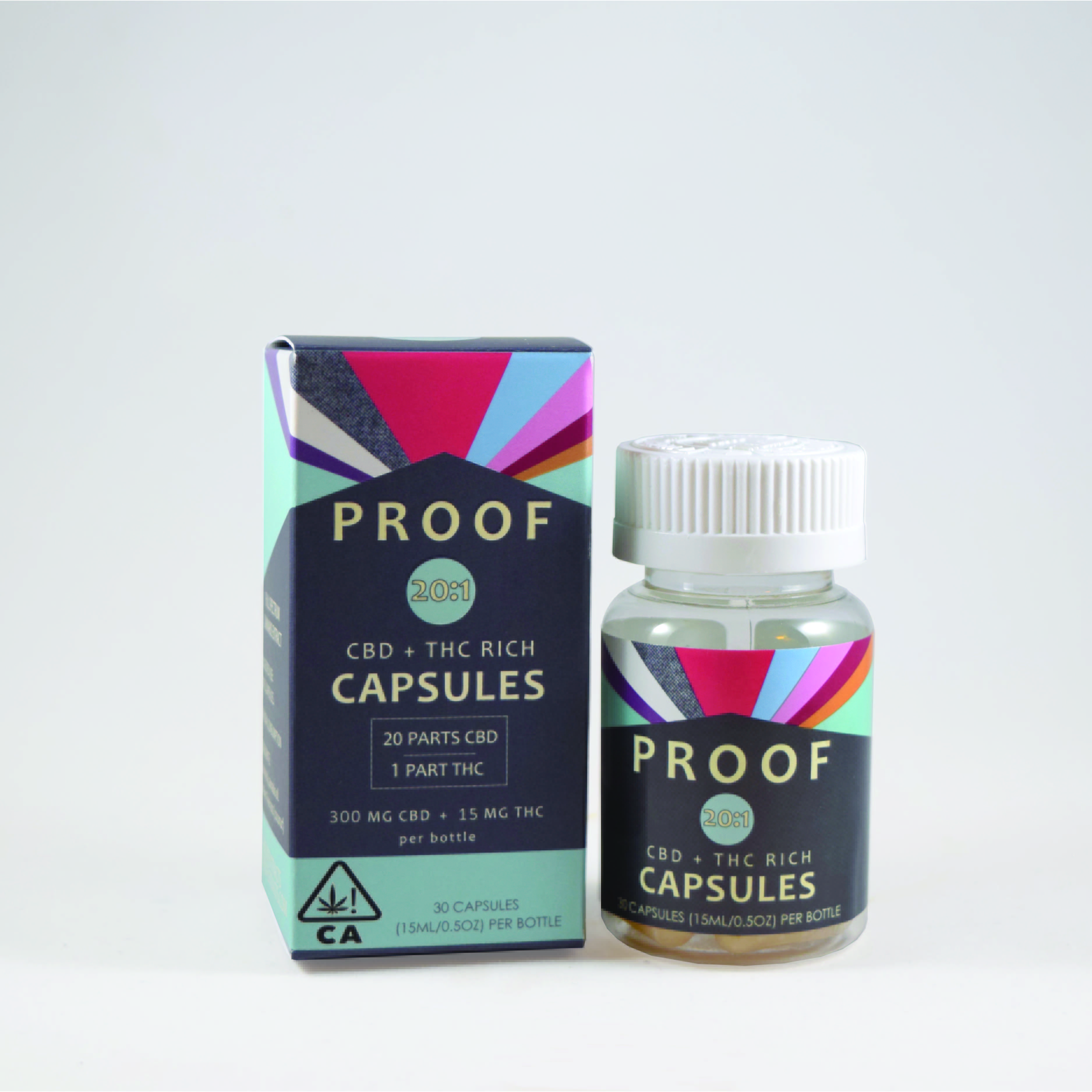 Photograph of product: Proof 20:1 Capsules