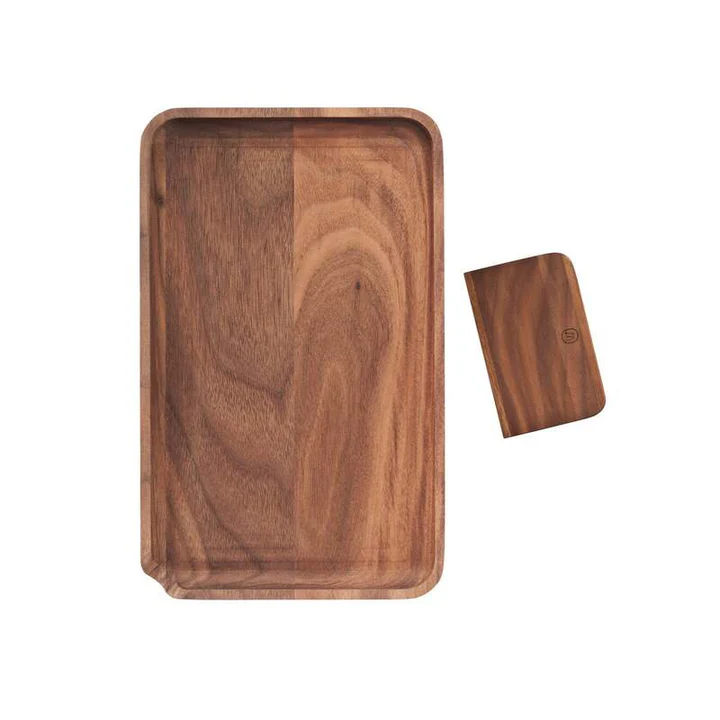 Photograph of product: Marley Natural | Large Tray w Scraper | Black Walnut