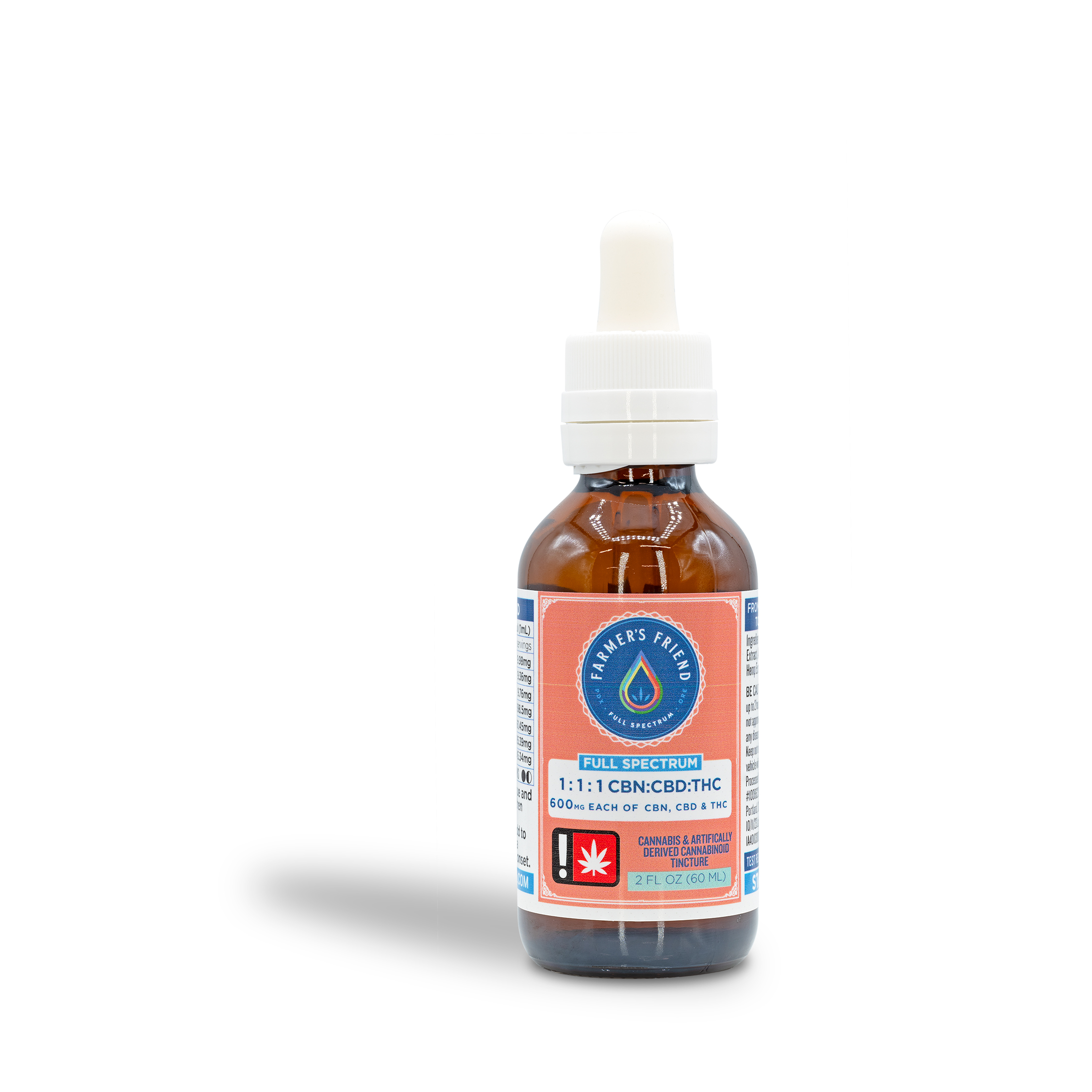 Photograph of product: Farmer's Friend - 1:1:1 CBN:CBD:TH-oui Tincture