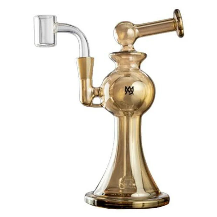 Photograph of product: 6.75" Mj Arsenal Apollo Mini Dab Rig | Gold