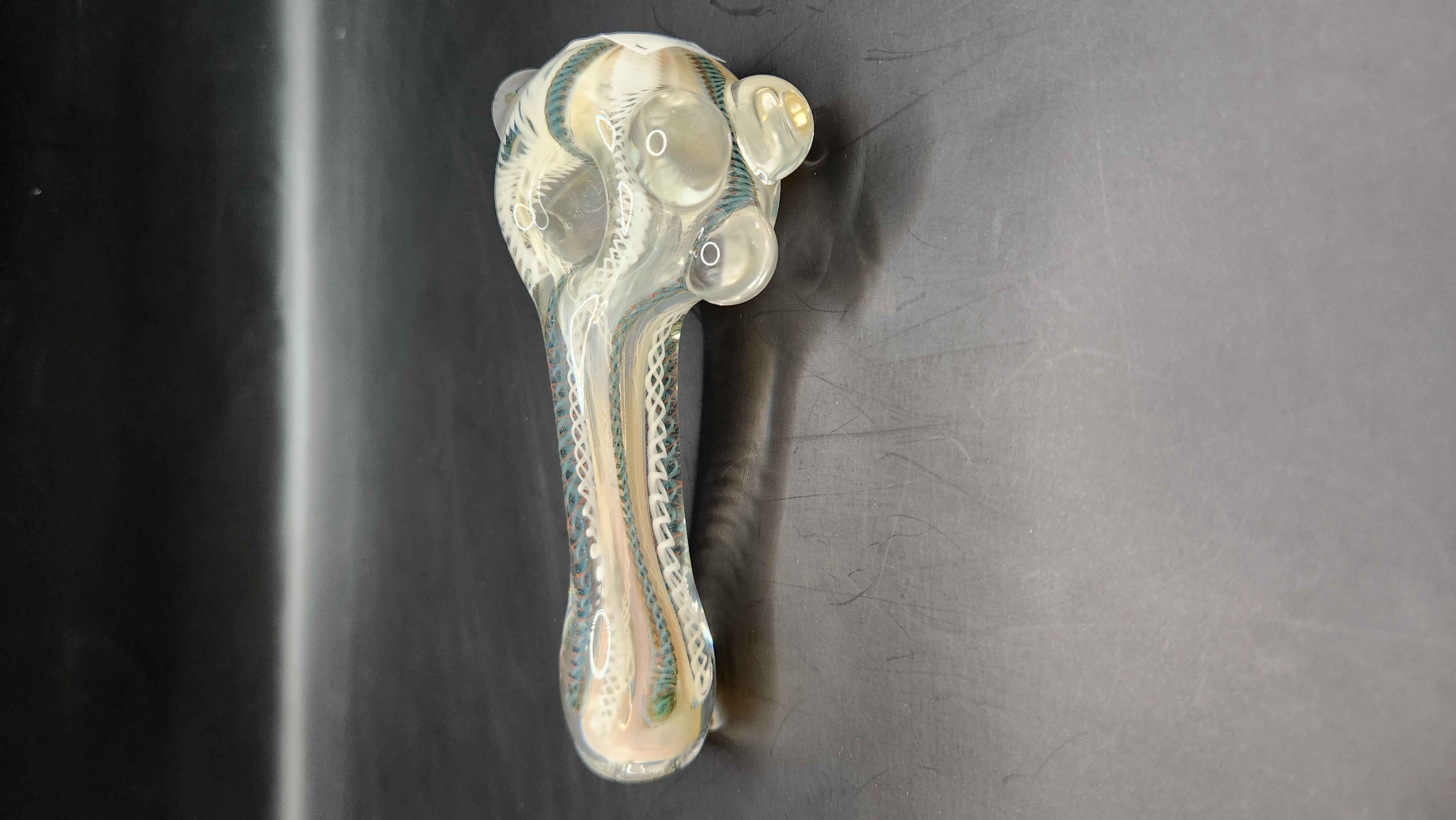 Photograph of product: Glass - German Schott Glass 3 Hole Pipe