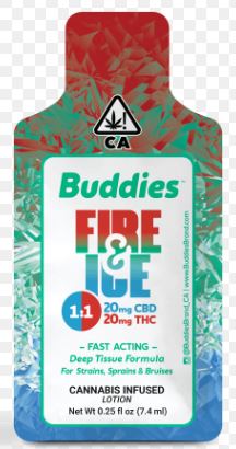 Photograph of product: Salve | Fire & Ice | 1:1 TH-oui:CBD | 0.25 fl oz