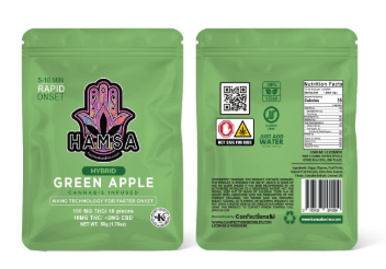 Photograph of product: Hamsa Green Apple | 100mg