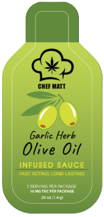 Photograph of product: Chef Matt - Garlic Herb Olive Oil - 10mg