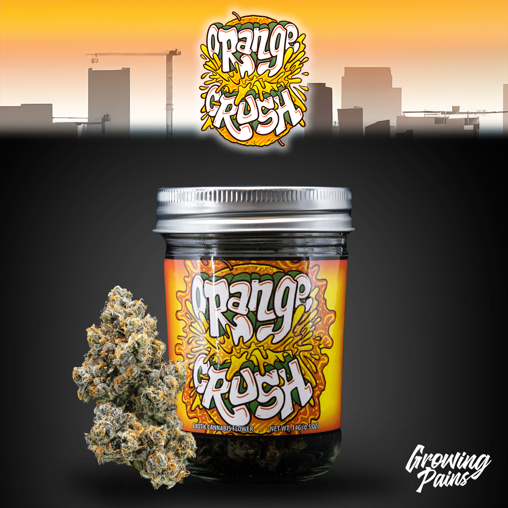Photograph of product: DELI - GROWING PAINS Orange Crush - 28g