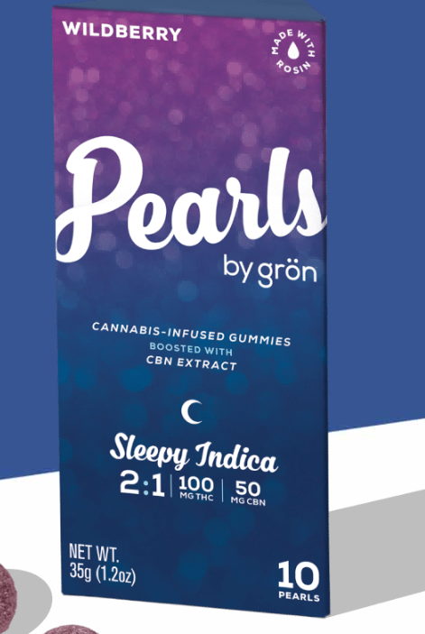 Photograph of product: Grn | Wildberry 2:1 TH-oui/CBN | 10pk/100mg