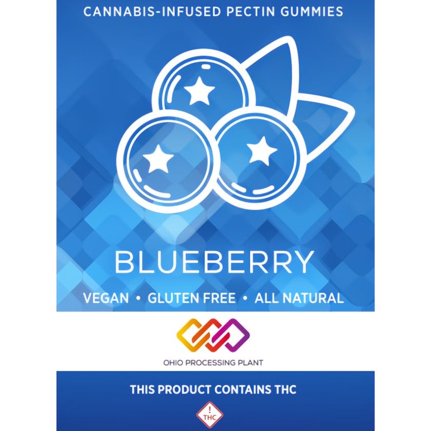 Photograph of product: Blueberry Gummies 220mg | 10pk - 