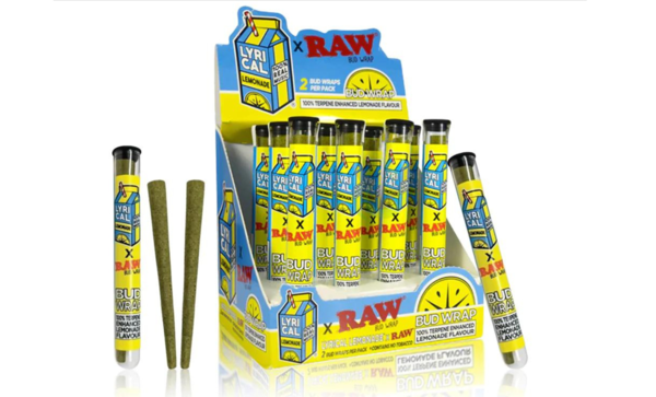 Photograph of product: Raw - 2pk Terp Wrap Cones - **LYRICAL LEMONADE**