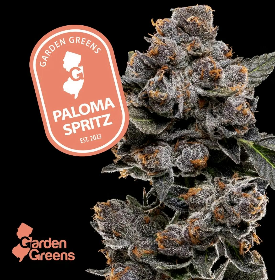Photograph of product: Garden Greens | Paloma Spritz | 3.5g