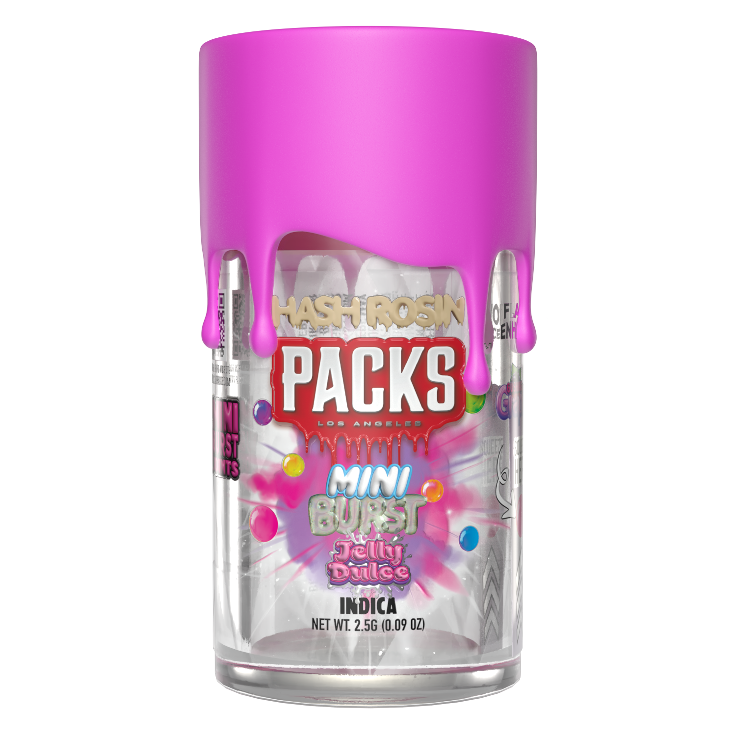 Photograph of product: JELLY DULCE | Packs Mini Bursts - 5 Pack au chocolat Infused Mini Joints | 2.5G