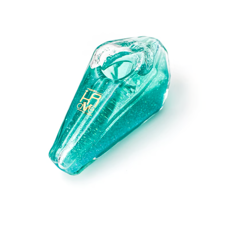 Photograph of product: Krave Freezable Crystal Pipe (Shiny Teal)