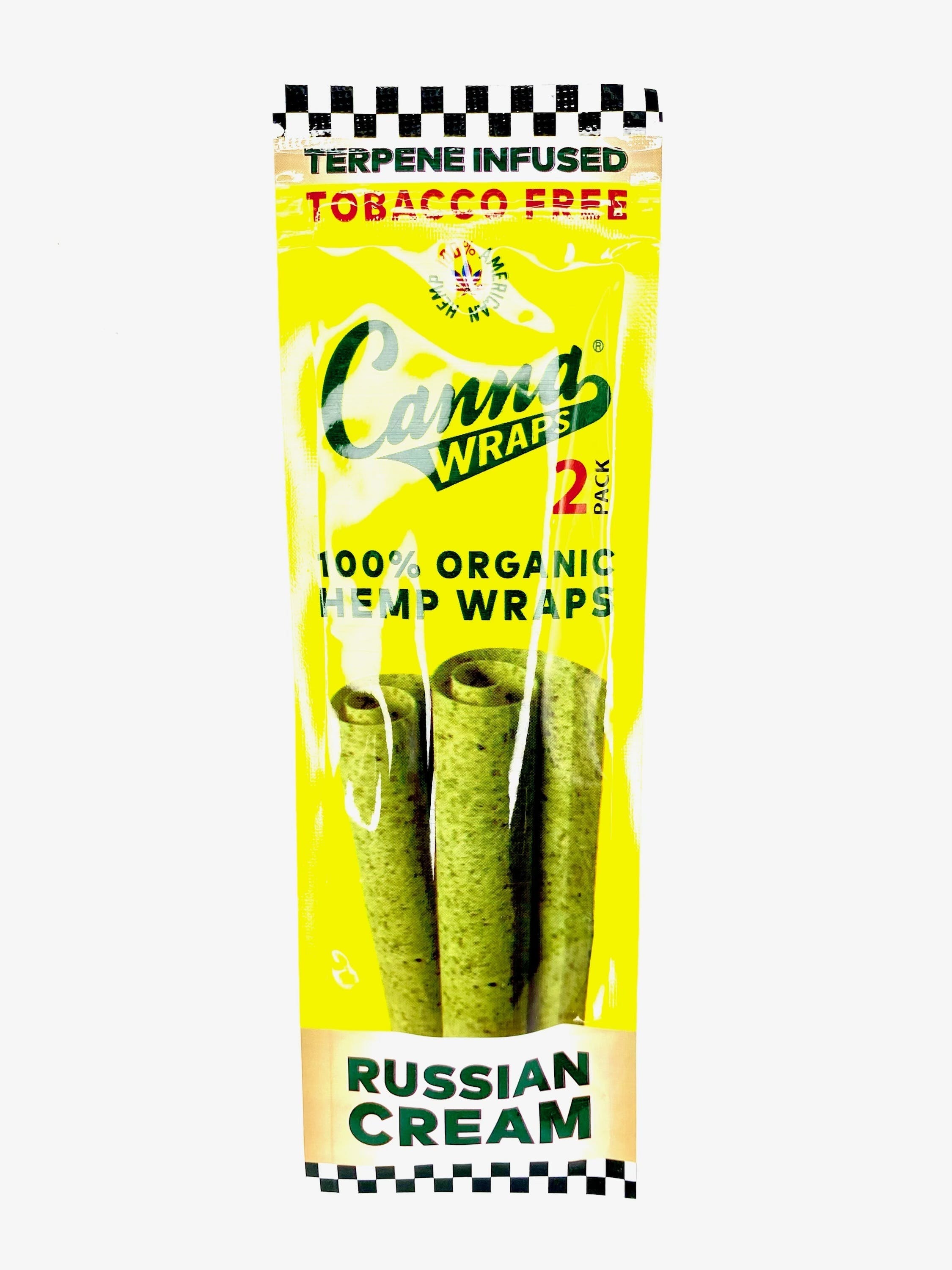 Photograph of product: Canna Wraps - Blunt Wraps - Russian Cream - 2pk