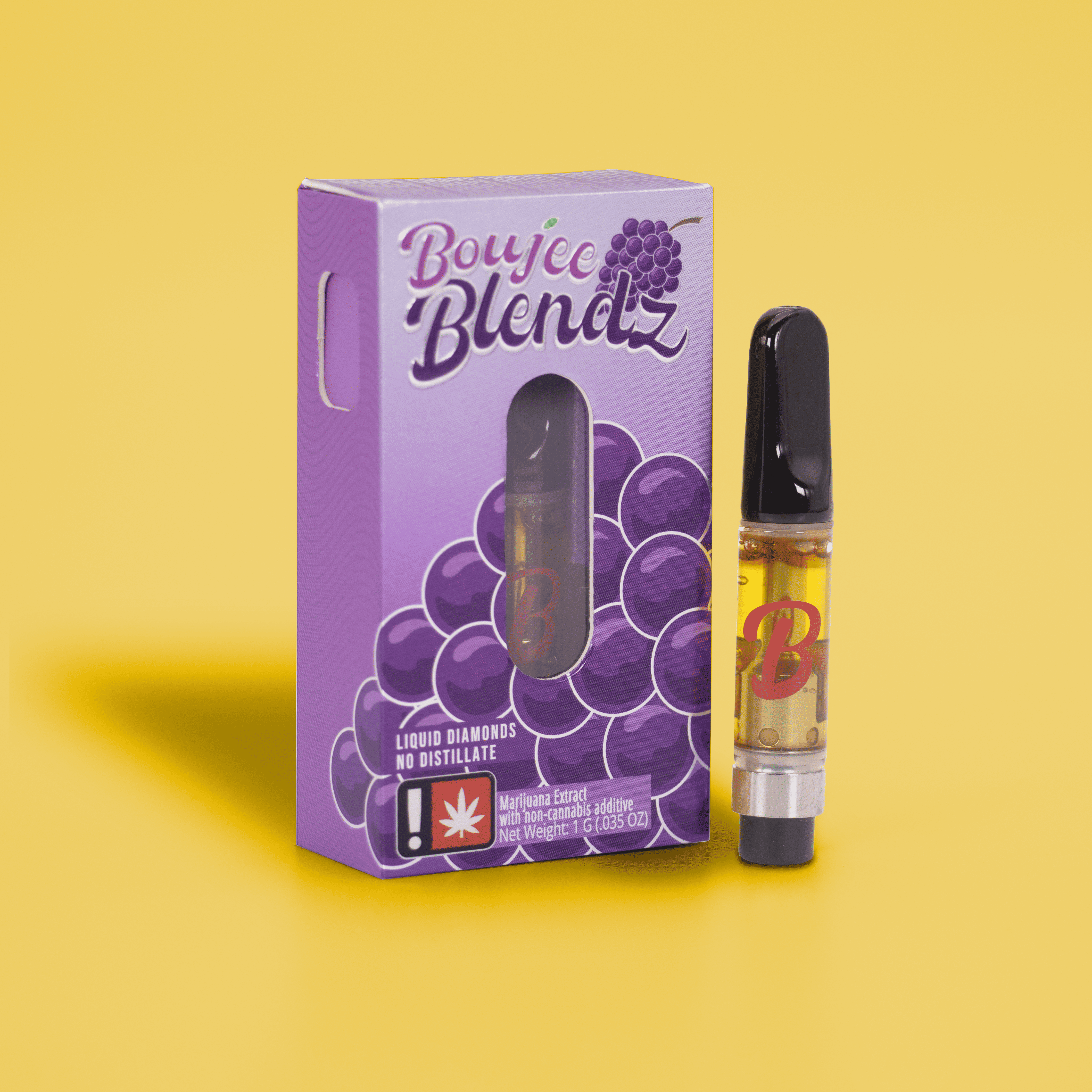 Photograph of product: Boujee Blendz 1g Flavored Cartridge  Grape