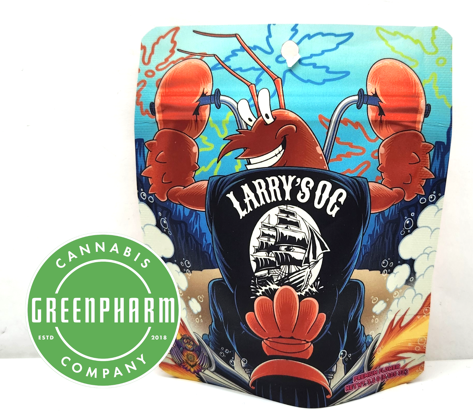 Photograph of product: Flower | Michigander Fire | Larry's OG 1/8 - 3.5g