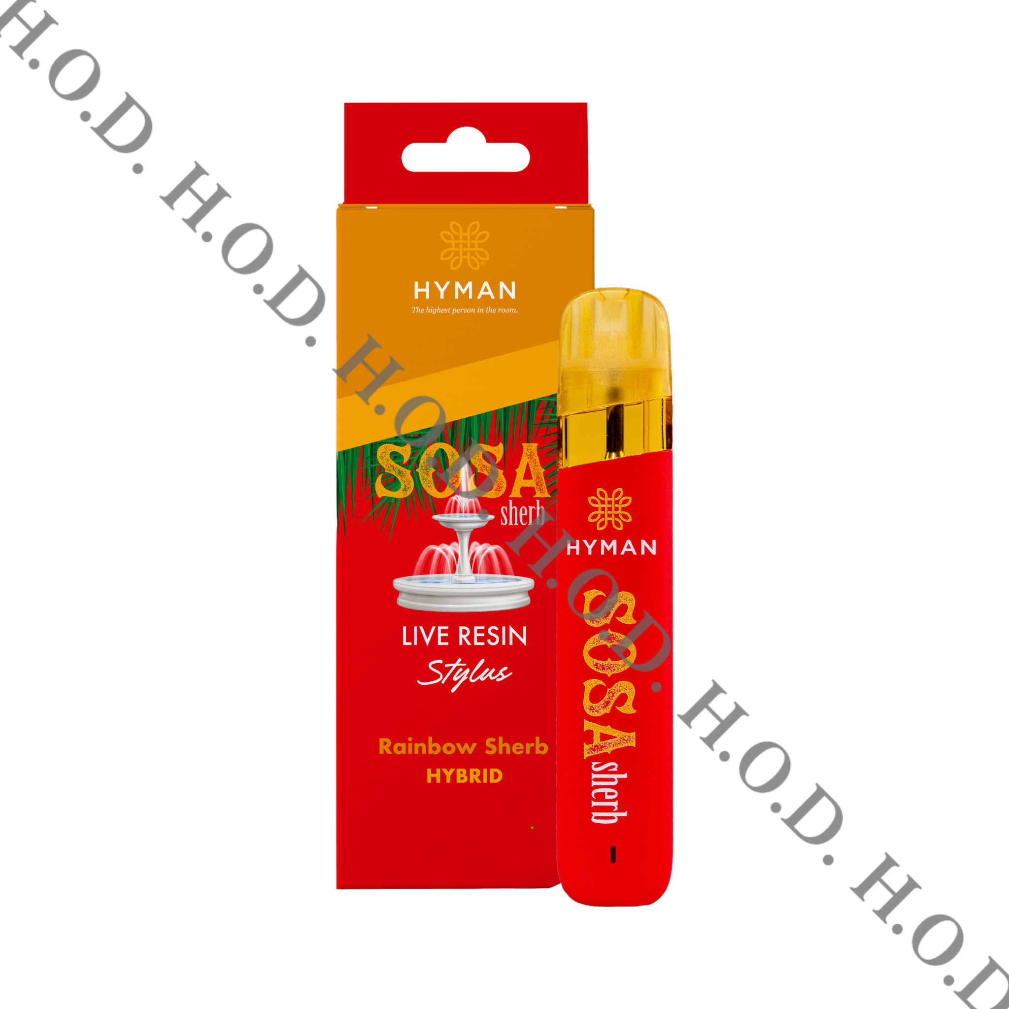Photograph of product: Hyman Oui'd Sosa Sherb Live Resin Stylus 1g