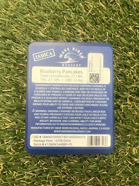 Photograph of product: BLUEBERRY PANCAKES 0.5G 5PK PRE ROLL - 