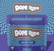 Photograph of product: Dope Rope - Grape Trip - 200 MG Nerd Rope