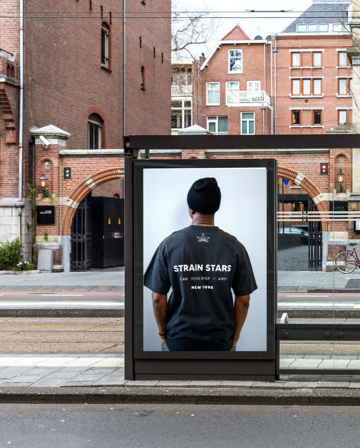 Photograph of product: Heavyweight Logo Tee (Black)