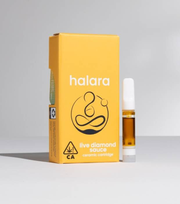 Photograph of product: Halara - Cartridge - Live Resin Sauce - GMO - 1G