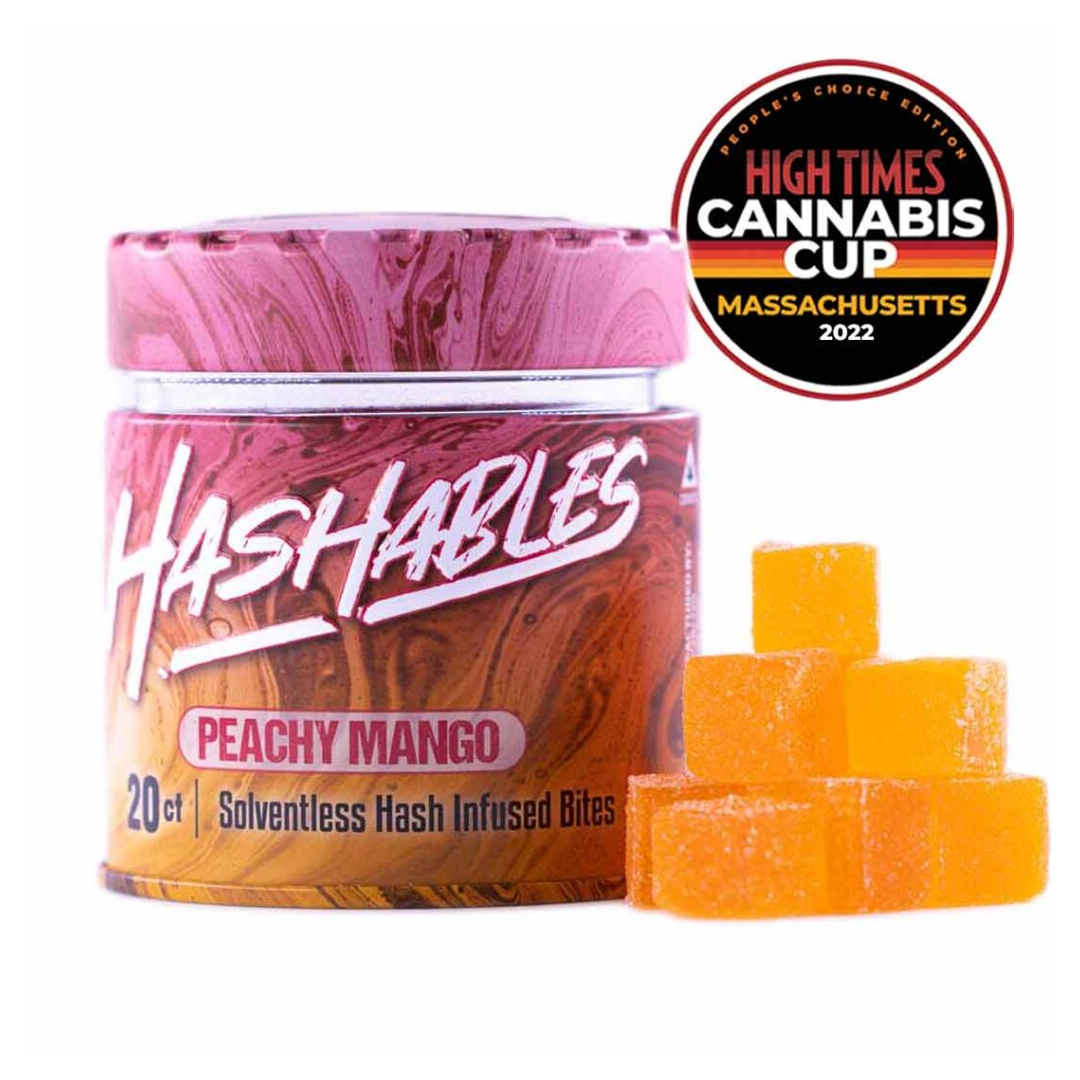 Photograph of product: Peachy Mango | Gummies | 20-Pack | 100MG