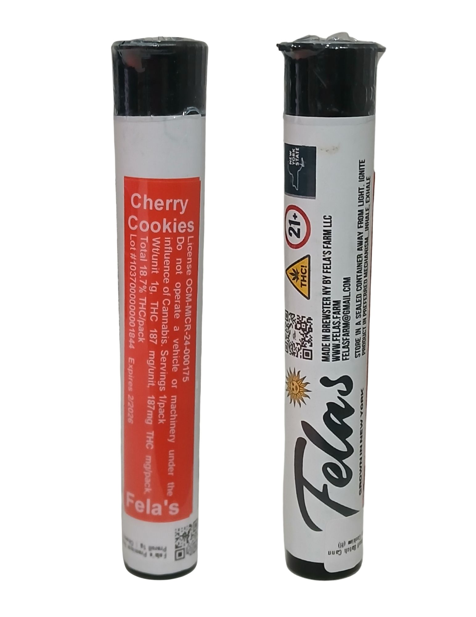 Photograph of product: Fela's  | 1g Preroll | Cherry Cookies