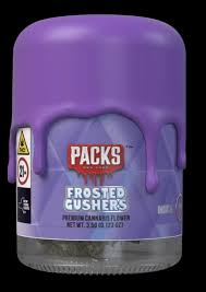 Photograph of product: Packs | Frosted Gusher | 1.48% terps - 3.5g