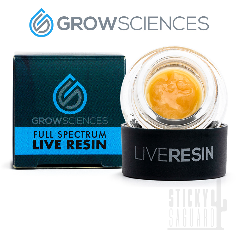 Photograph of product: Grow Sciences Live Resin Badder Garlic Sherb (I) 1g