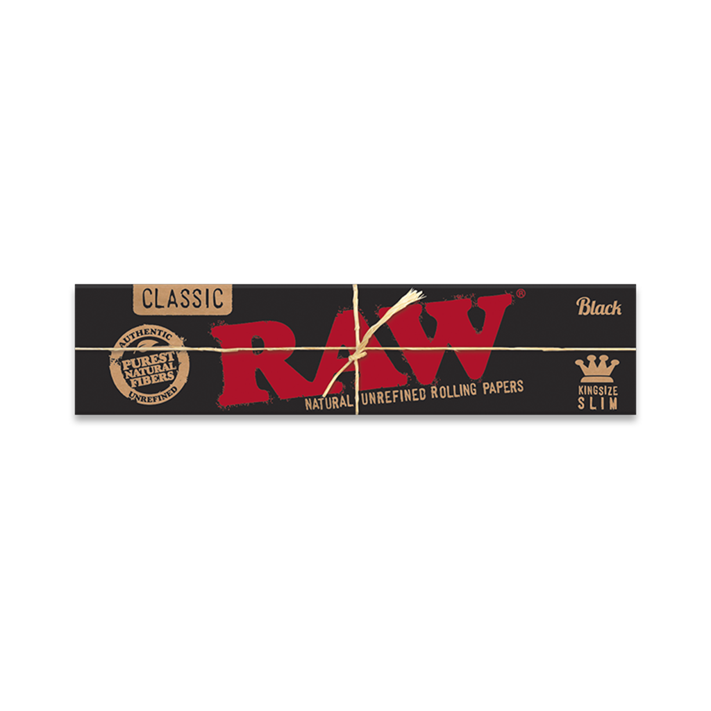 Photograph of product: Classic Black |  King Size Slim | Booklet