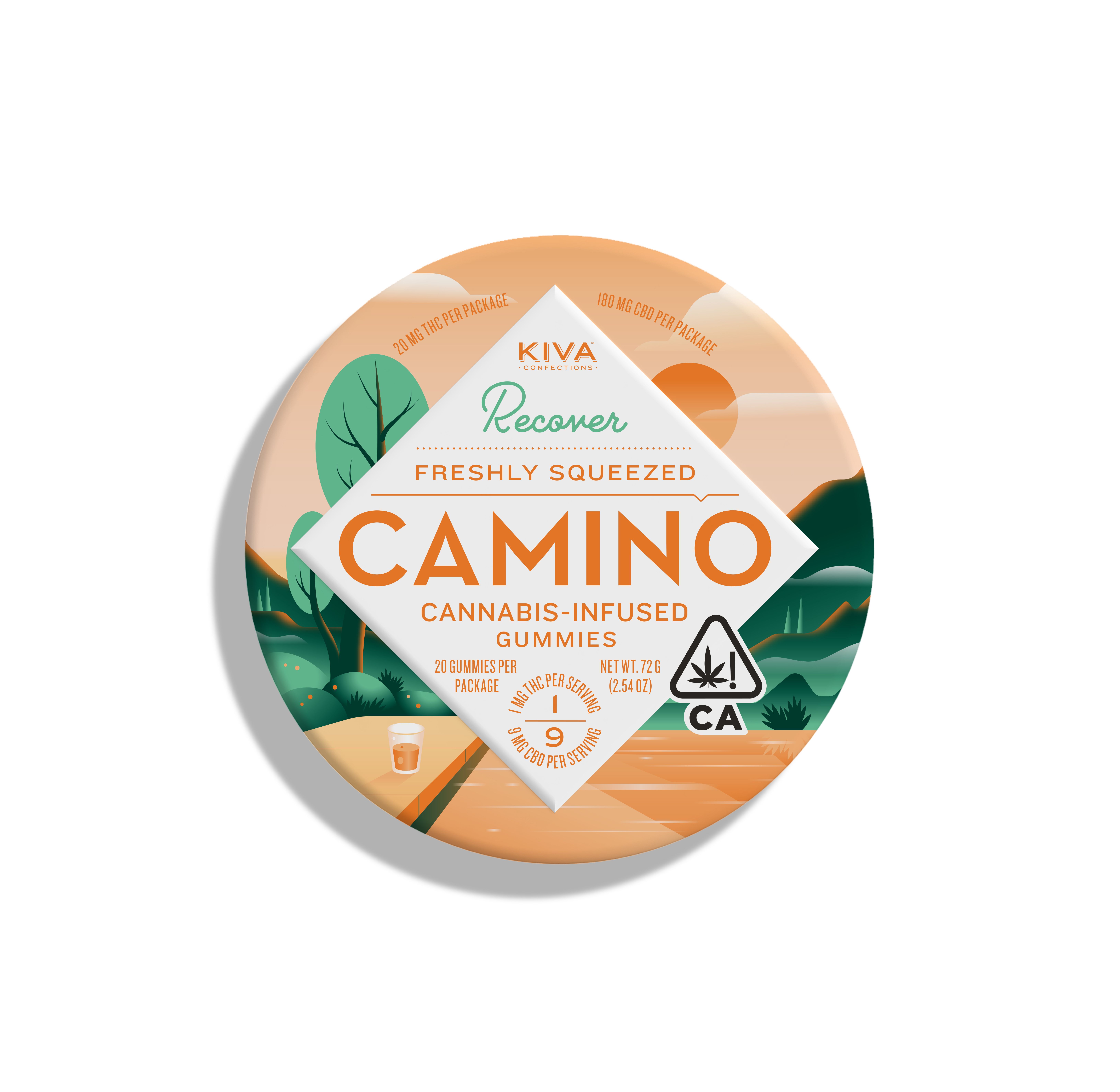 Photograph of product: FRESHLY SQUEEZED 1:2 THC:CBG 100MG THC 20 PACK GUMMIES