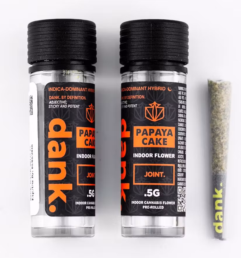 Photograph of product: Dank / Pre-Roll / Papaya Cake