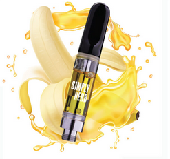 Photograph of product: Simply Herb - Banana Rainbow 1g Vape Cart