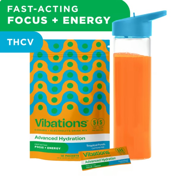 Photograph of product: Tropical Punch 1:1 TH-oui:TH-ouiV Drink Mix 10-Pack | 50MG