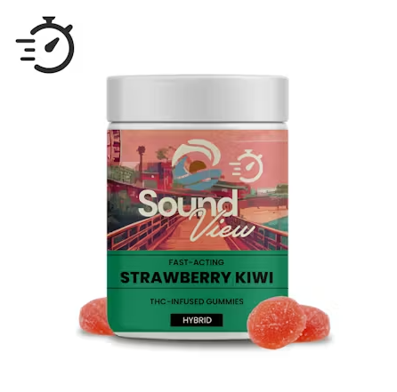Photograph of product: Kiwi Strawberry | Fast Acting Gummies | 95mg | C0080000119